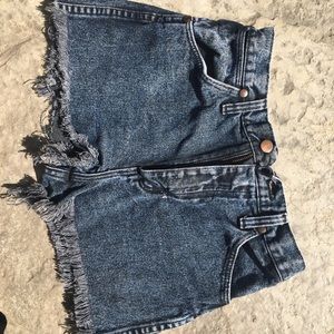 High waisted wranglers